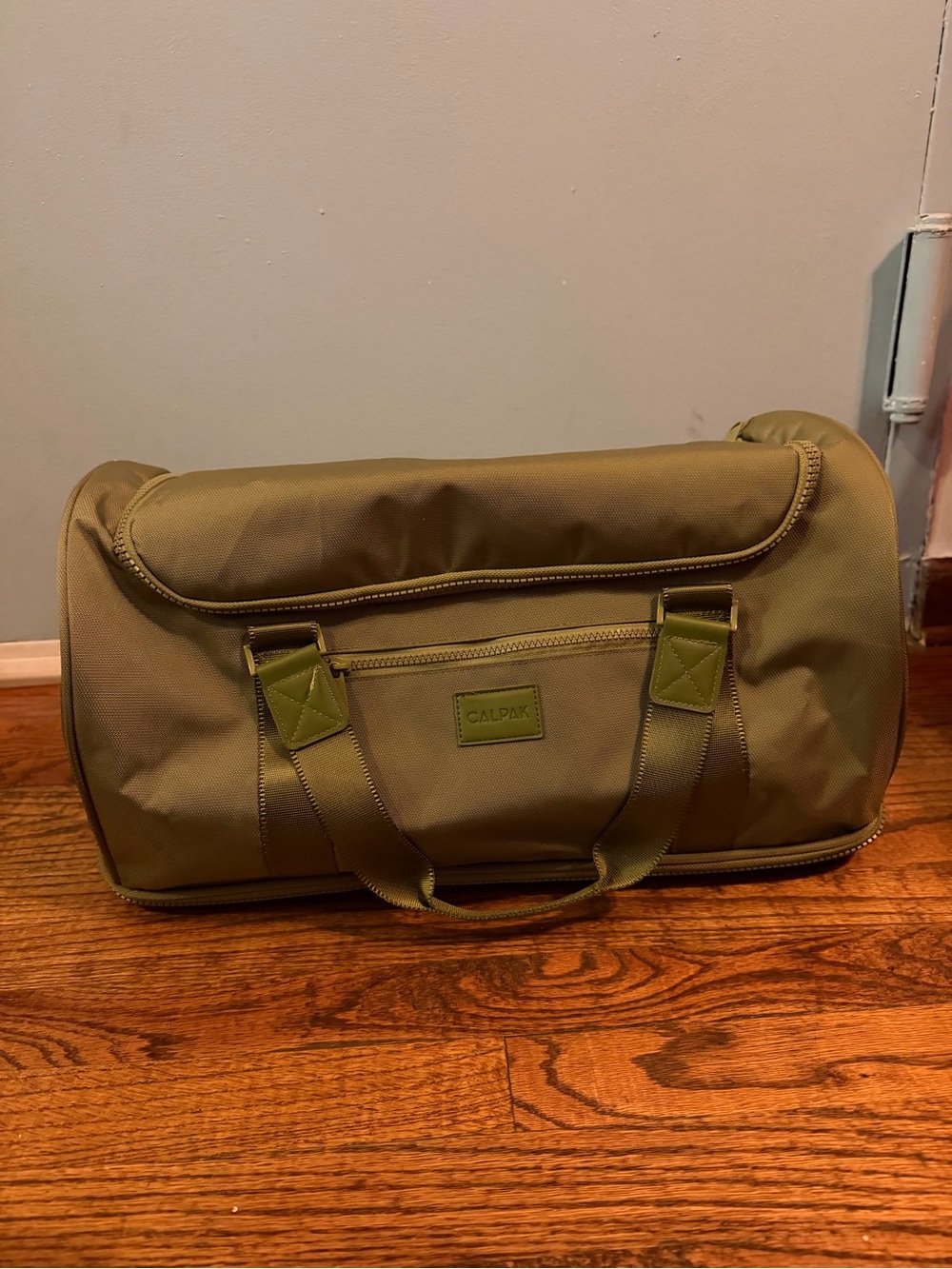 Calpak Green Travel Duffel Bag